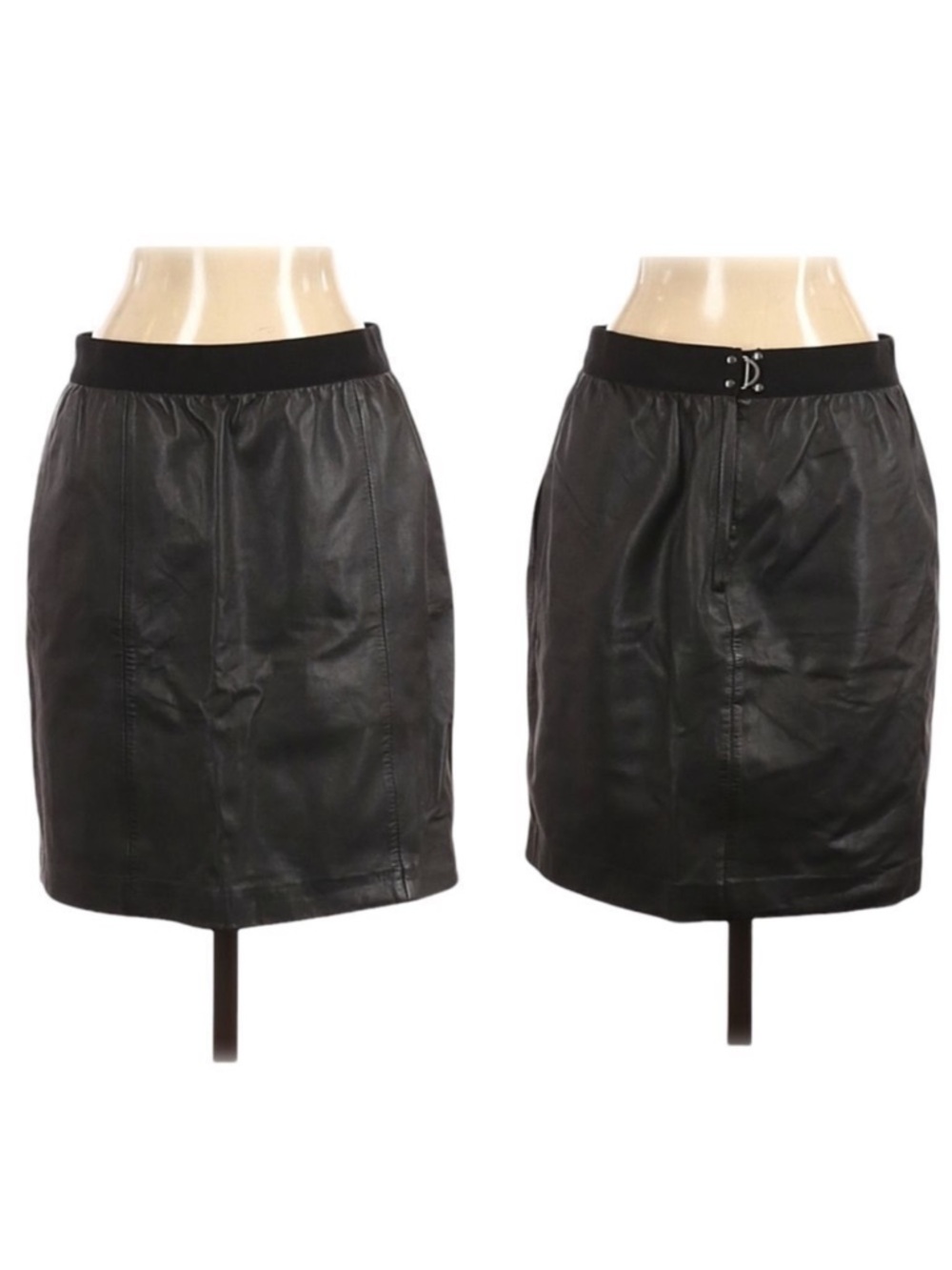 ANN TAYLOR LOFT Leather Skirt 0